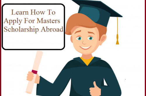 how to apply for masters scholarship abroad