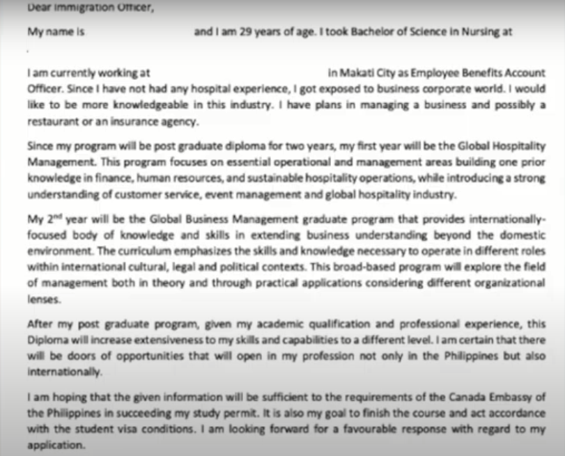 Sample Example of a Business Letter of Explanation in Canada