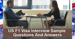 us f1 visa interview sample questions and answers