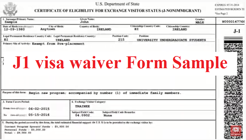 J1 visa waiver status