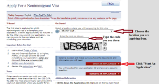 Online Nonimmigrant Visa Application DS-160