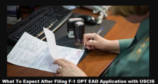 Filing F-1 OPT EAD Application with USCIS