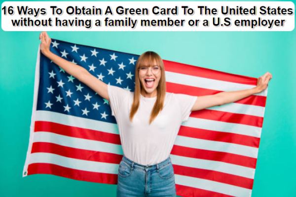 ways to obtain a green card to the United States
