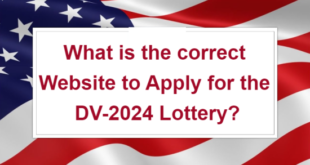 What is the correct website to apply for the DV Lottery?
