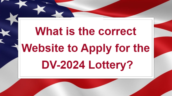 What is the correct website to apply for the DV Lottery?