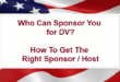 Who Can Sponsor You for DV