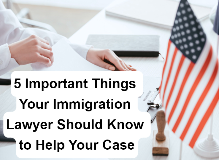 5 Important Things Your Immigration Lawyer Should Know to Help Your Case