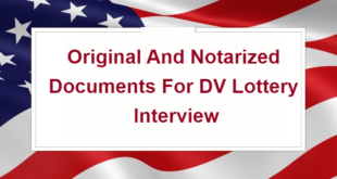 Original And Notarized Documents For DV Lottery Interview