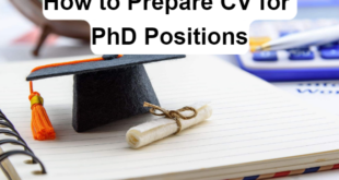 How to Prepare CV for PhD Positions