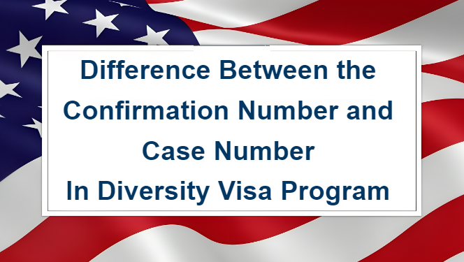 Difference between the Confirmation Number and Case Number