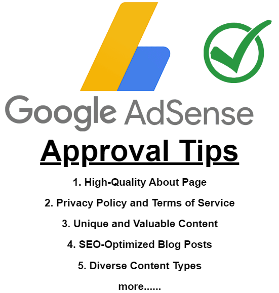 Google Adsense Approval Tips