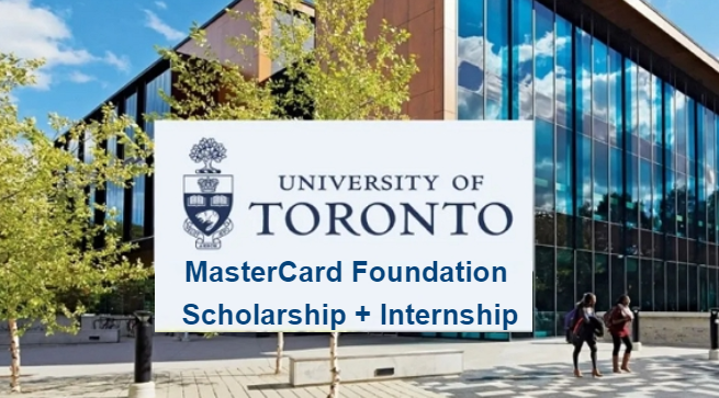 University Of Toronto MasterCard Foundation Scholarship