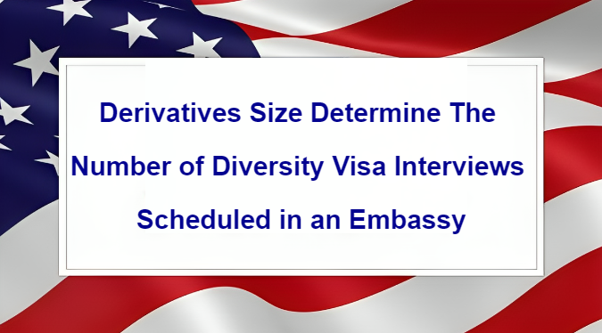 Derivatives Size Determine The Number of Diversity Visa Interviews Scheduled in an Embassy