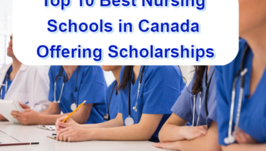 Top 10 Best Nursing Schools in Canada offering Scholarships