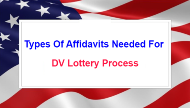 Types of Affidavits for DV Lottery Process