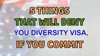 5 Things That Will Deny You The Diversity Visa During the Interview