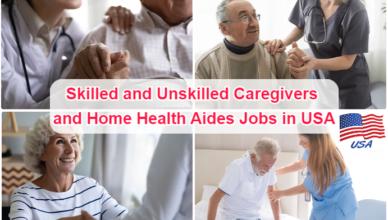 Skilled and Unskilled Caregivers and Home Health Aides Jobs in USA