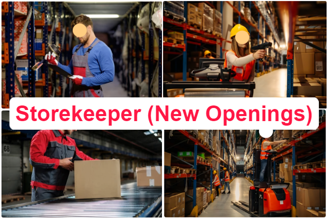 Storekeeper (New Openings)