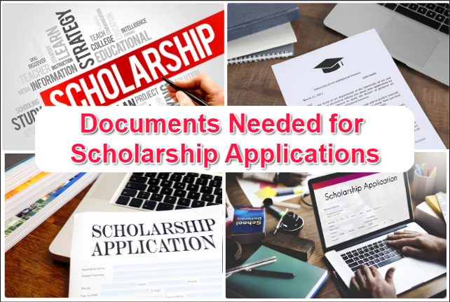 Key Documents Needed for Scholarship Applications and their Samples